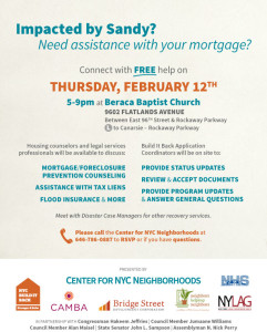 Canarsie and CNYCN Foreclosure event 1.12.15