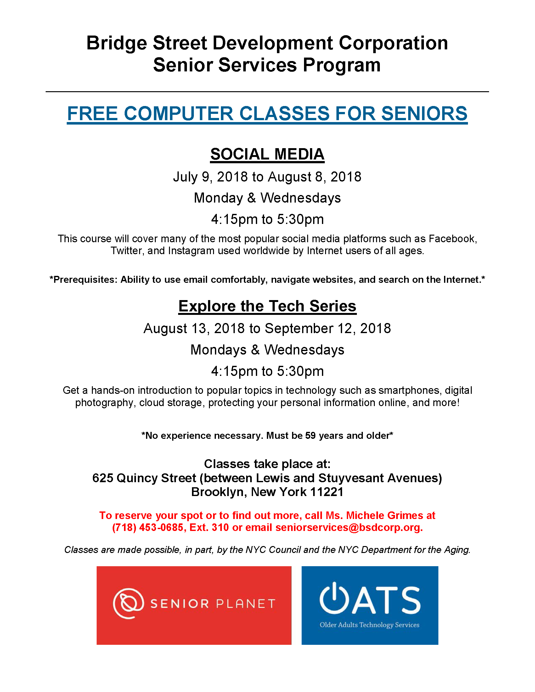 ADULTS: Computer and Cell Phone Usage Workshops