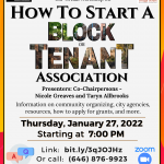 How to Start a Block/Tenant Association