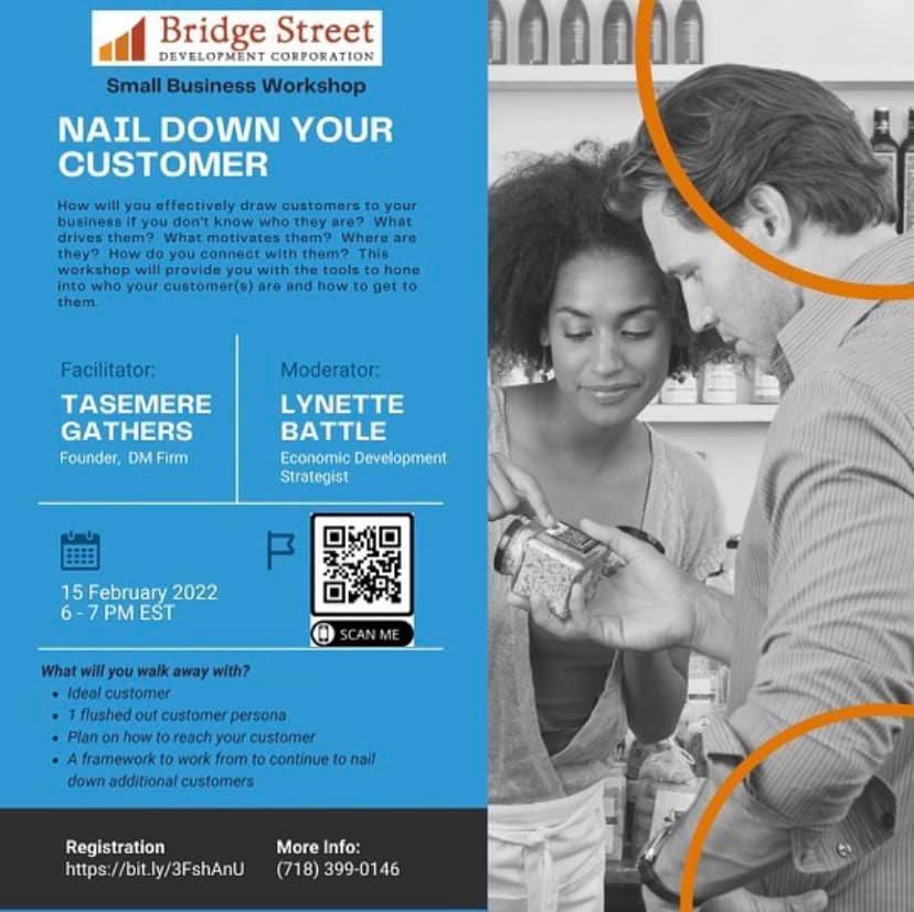 small business workshop Nail Down Your Customer